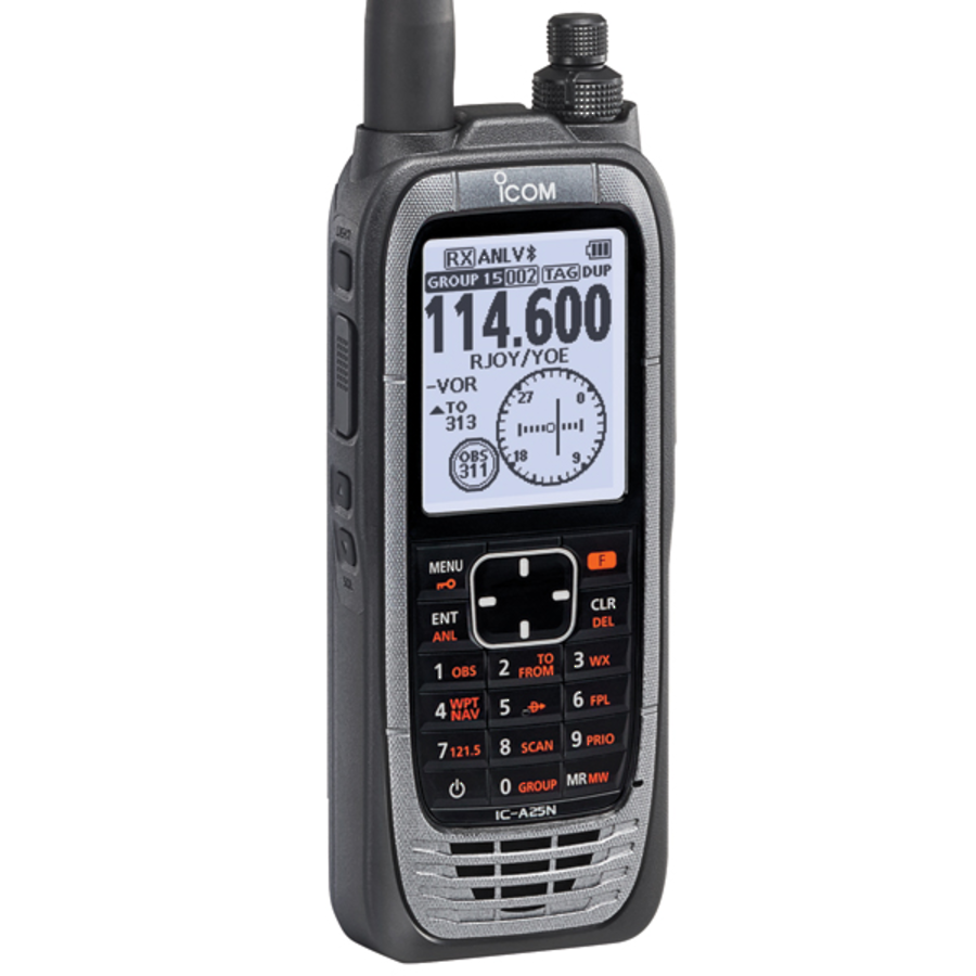 ICOM IC-A25NE VHF Handheld Air Band Nav/Com Transceiver with GPS and Bluetooth Delivery 3 days image 0